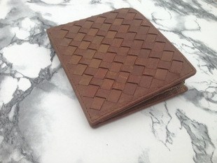 上海 工厂生产定做钱包 来图来样批发编织纹钱包  Y